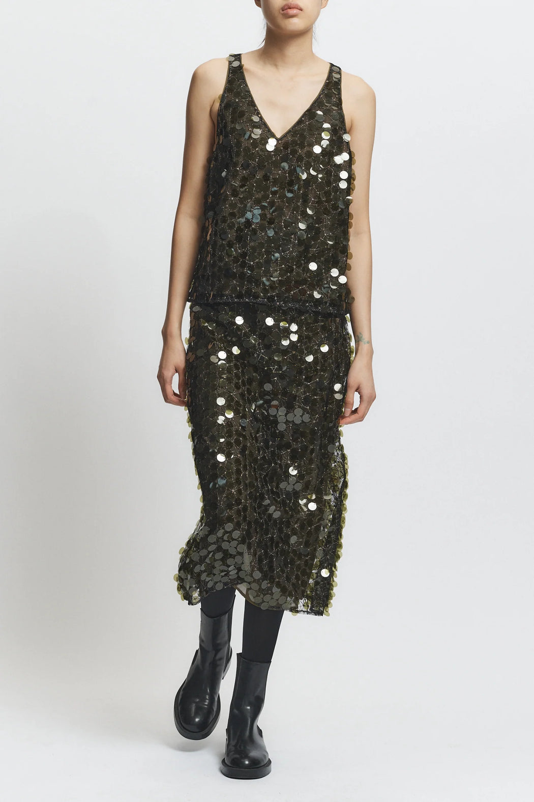 Saint Art :: Zyon Mesh Sequin Skirt
