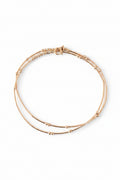 Morse Code :: Astrology Gold Fill Bangle