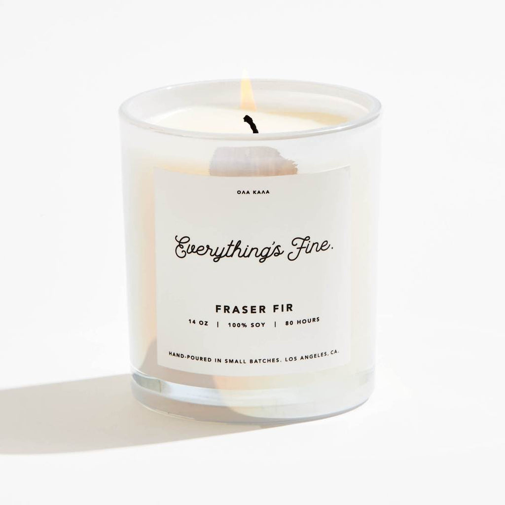 Everything’s Fine :: Fraser Fir Candle 14oz