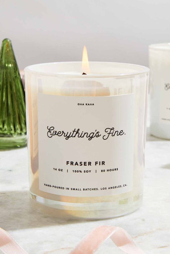 Everything’s Fine :: Fraser Fir Candle 14oz