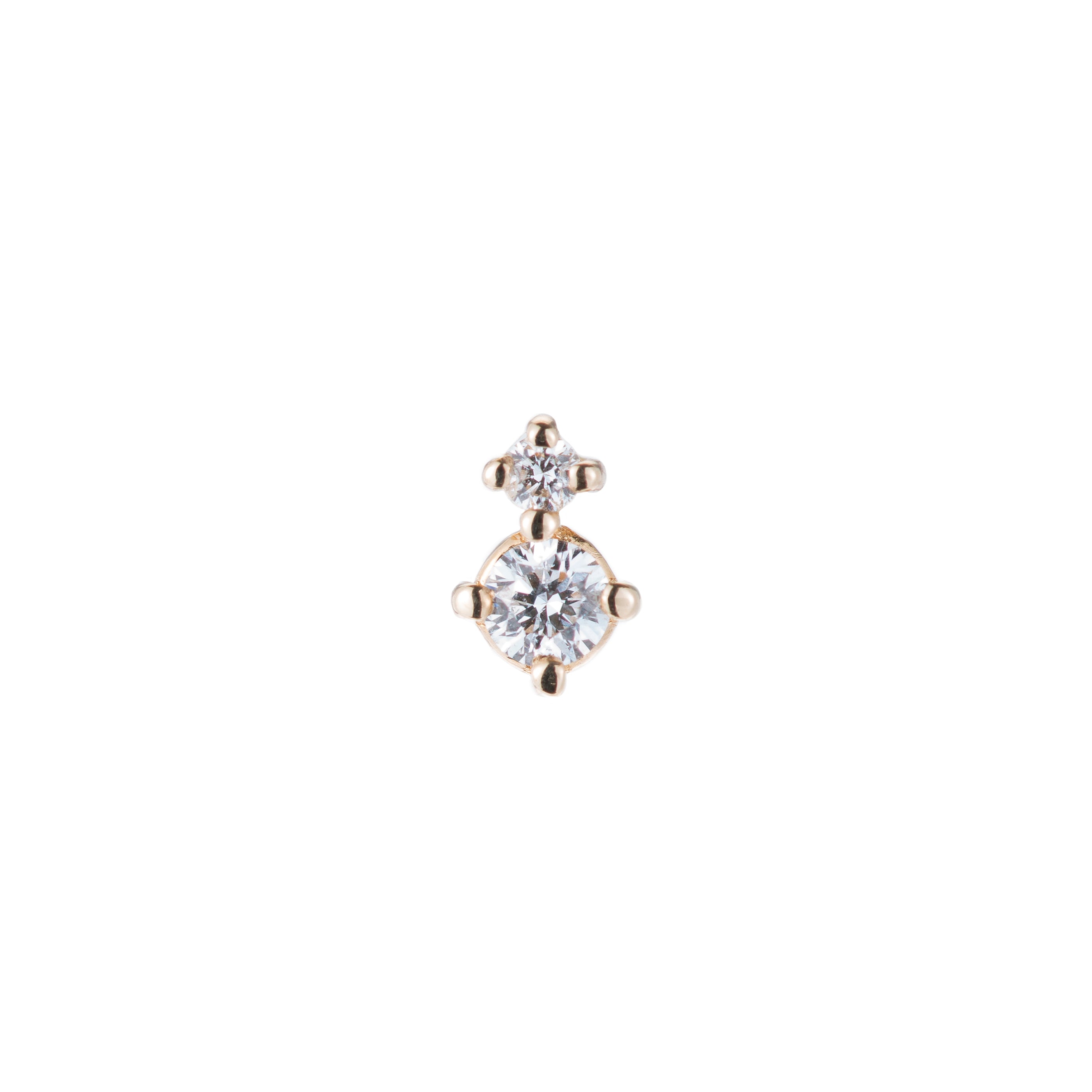Jennie Kwon :: Diamond Duo Stud, Single