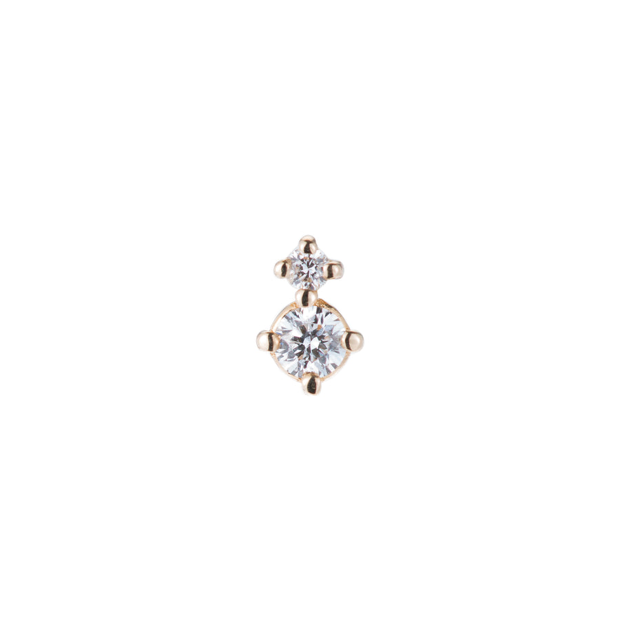 Jennie Kwon :: Diamond Duo Stud, Single