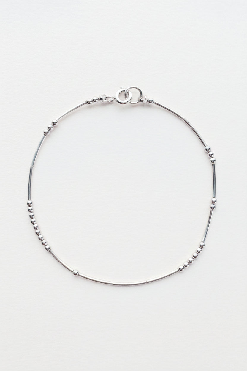 Morse Code :: Bangles Sterling Silver