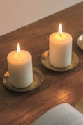 Fog Linen :: Brass Round Plate, Small