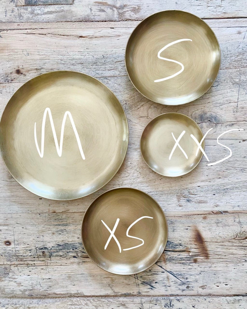Fog Linen :: Brass Round Plate, Small