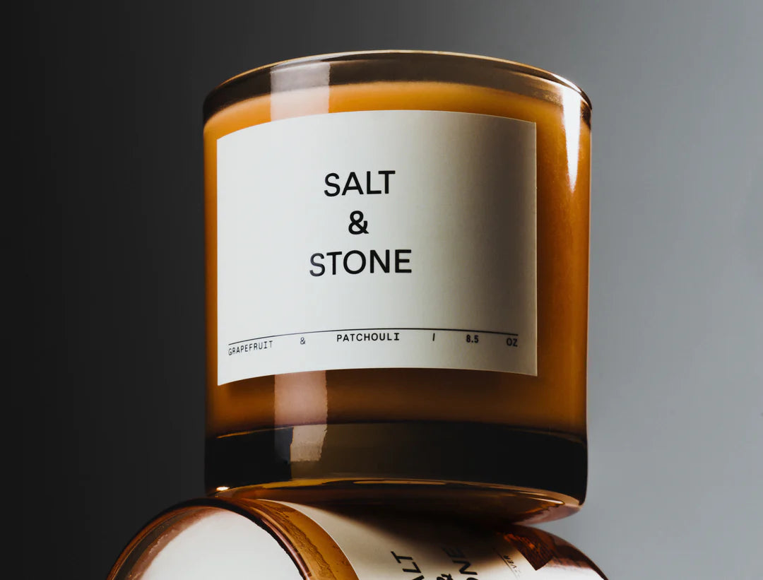 Salt & Stone :: Black Rose & Vetiver Candle