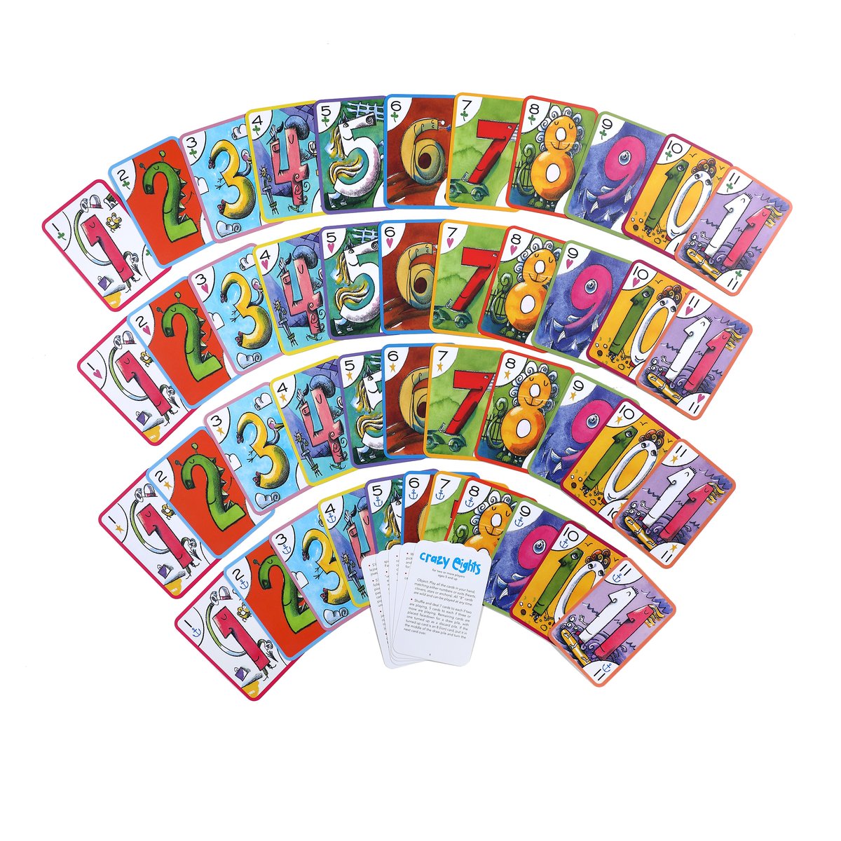 Eeboo :: Crazy Eights Card Game