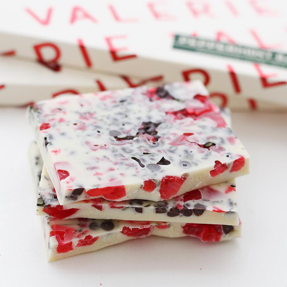 Valerie Confections :: Peppermint Bark Bar