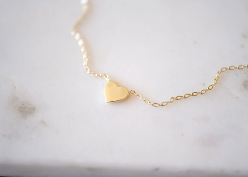 Gjenmi :: Heartbeat Necklace 18", 14K
