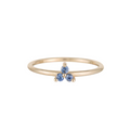 Jennie Kwon Designs :: Blue Sapphire Triad Ring