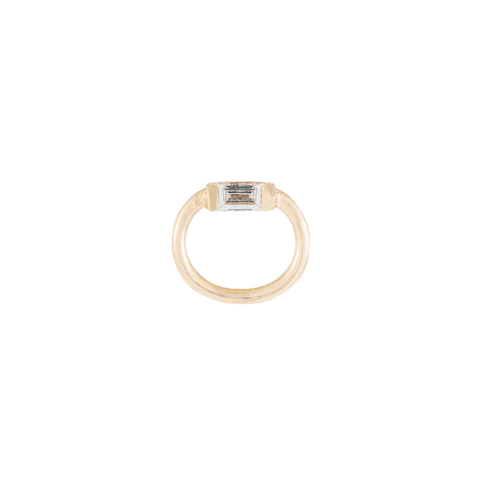 Jennie Kwon :: Baguette Teeny Doorknocker Earring, Single