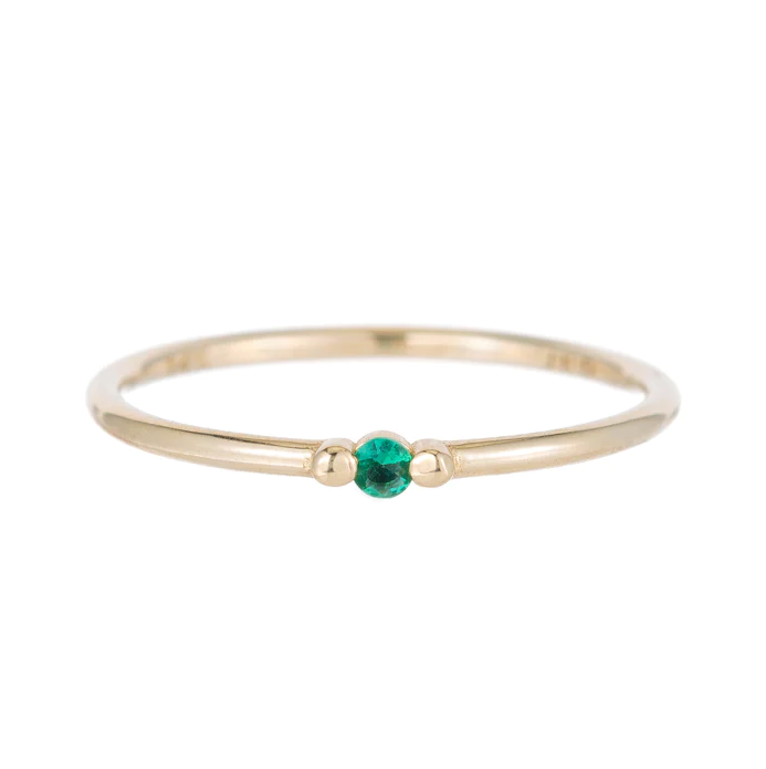 Jennie Kwon Designs :: Emerald Ball Ring