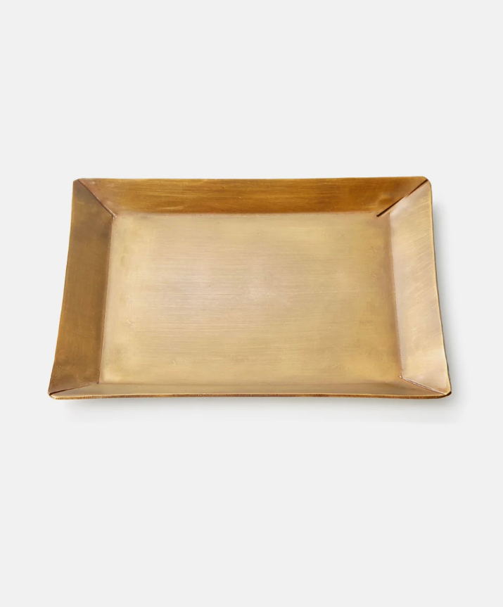Fog Linen :: Rectangle Brass Plate Small