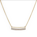 Jennie Kwon :: Diamond Bar Necklace 16”