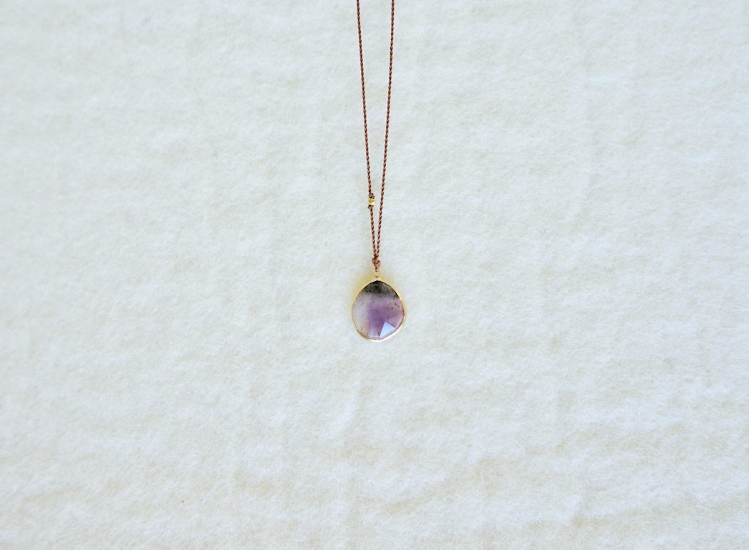 Margaret Solow :: Super 7 (Purple Stone) Necklace