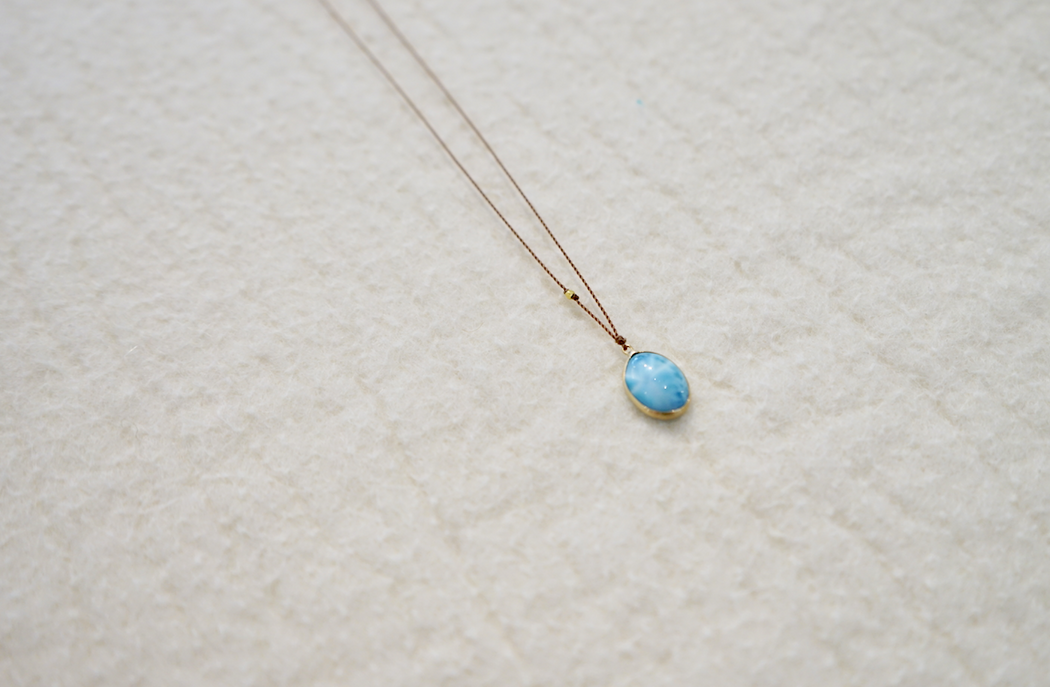 Margaret Solow :: Larimar (Blue Stone) Necklace