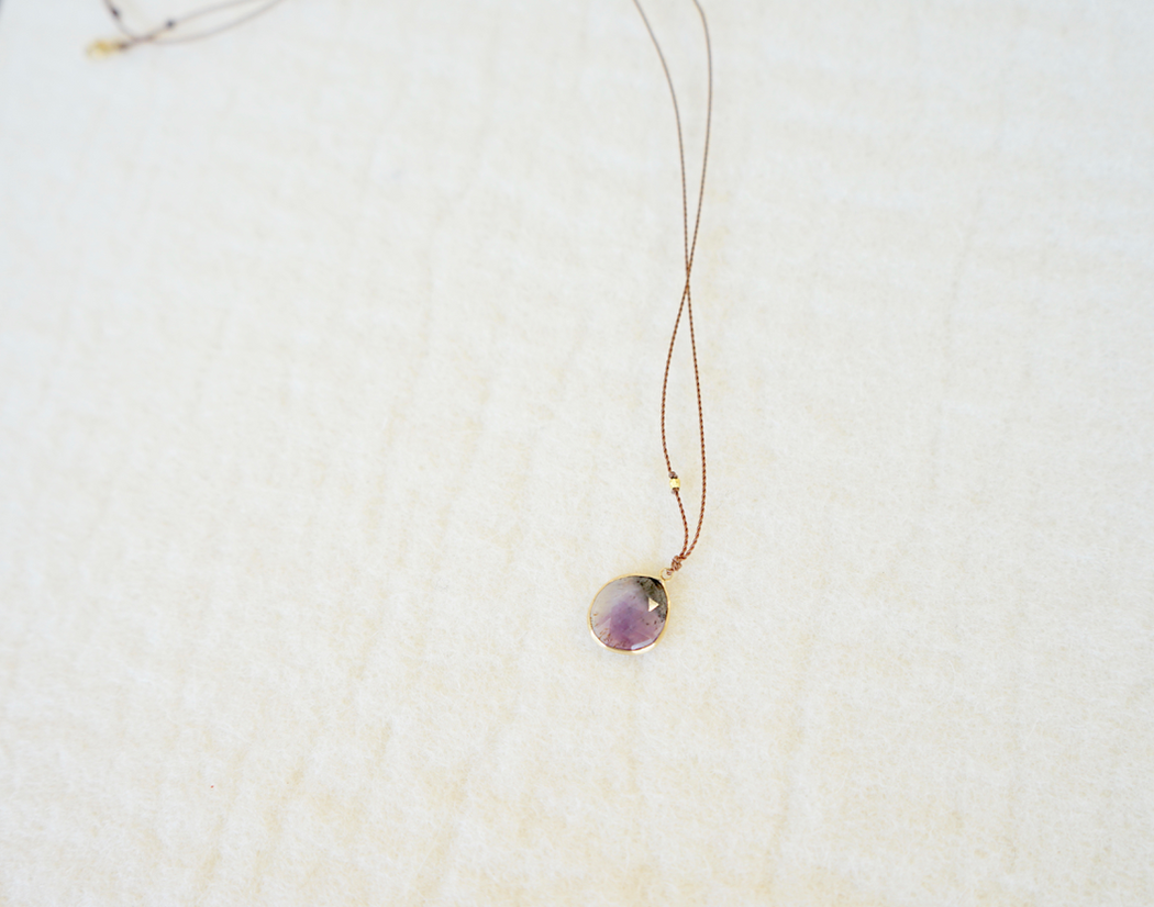 Margaret Solow :: Super 7 (Purple Stone) Necklace