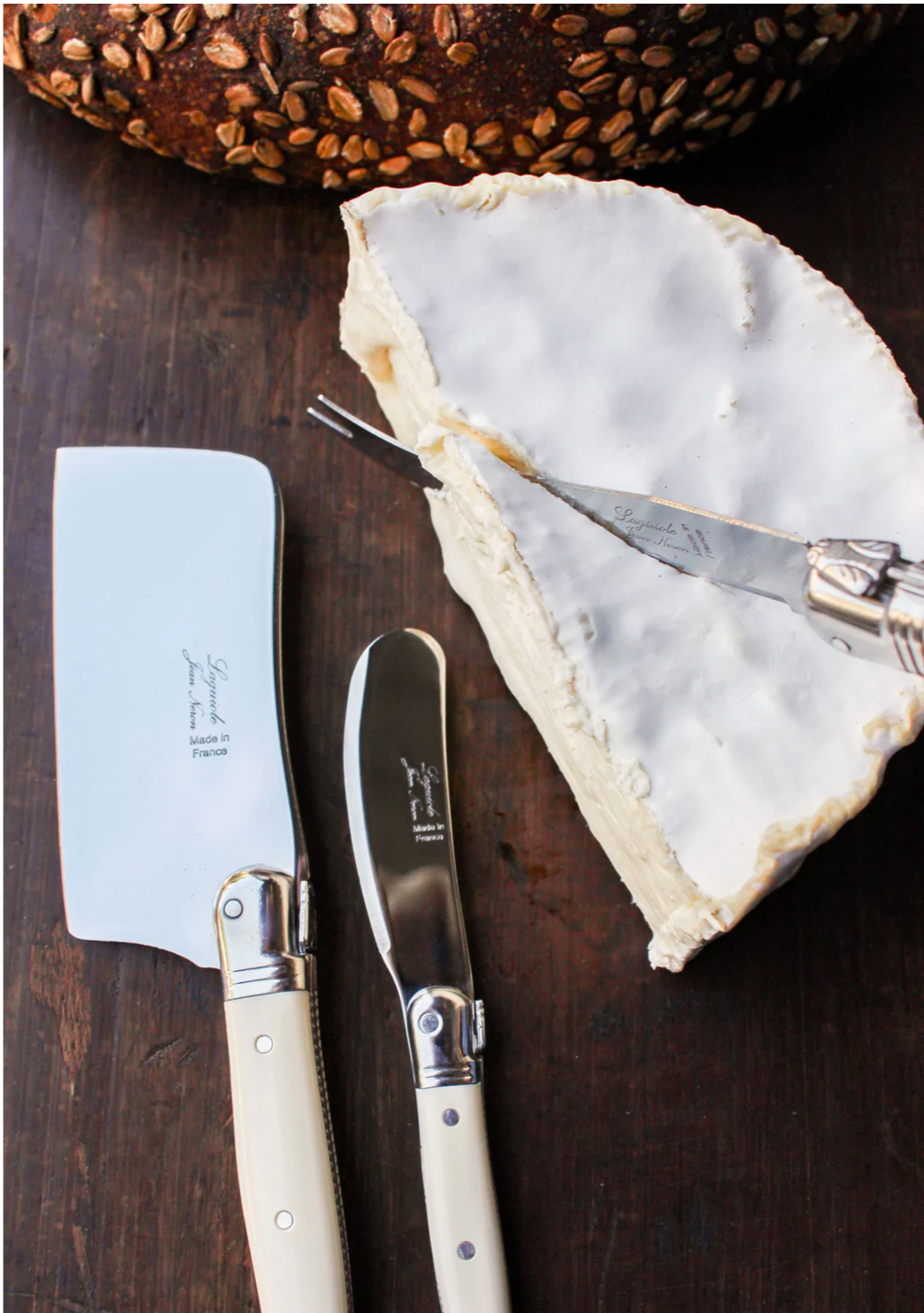 Laguiole :: Ivory Mini Cheese Knives S/3