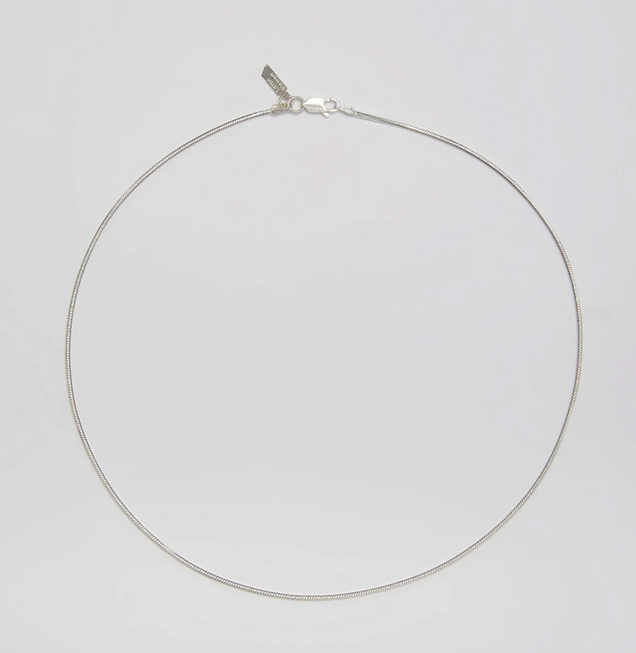 Loren Stewart :: Snake Chain Silver 22" Necklace