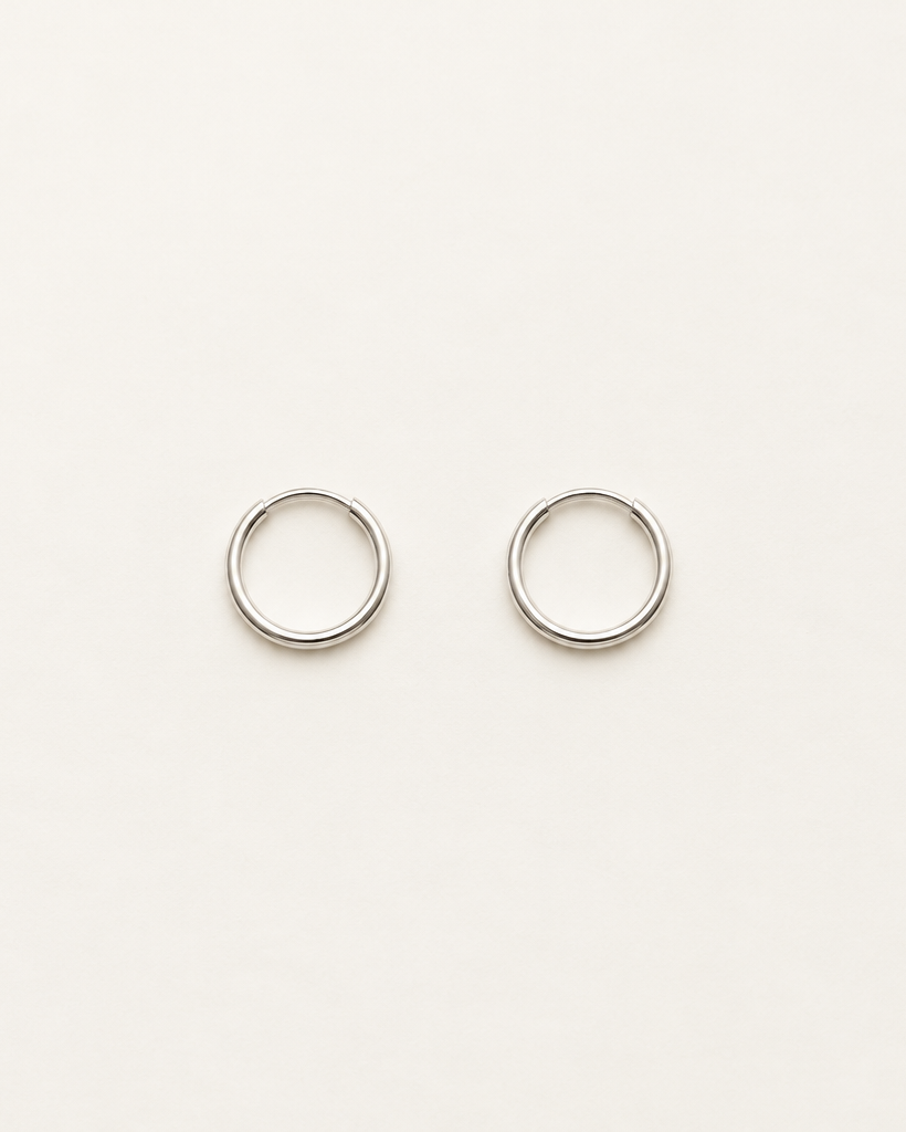 Loren Stewart :: Valdez Hoop Earrings Silver