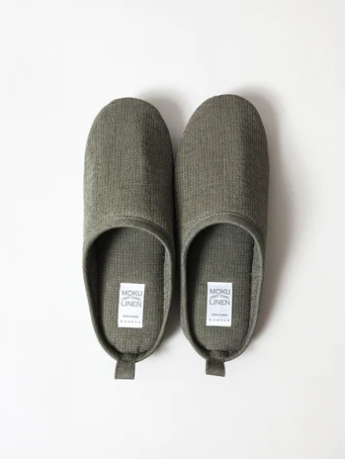 Morihata :: Moku Linen Room Shoes