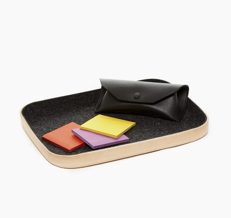 Graf Lantz :: Large Leather/Felt Lined Catchall
