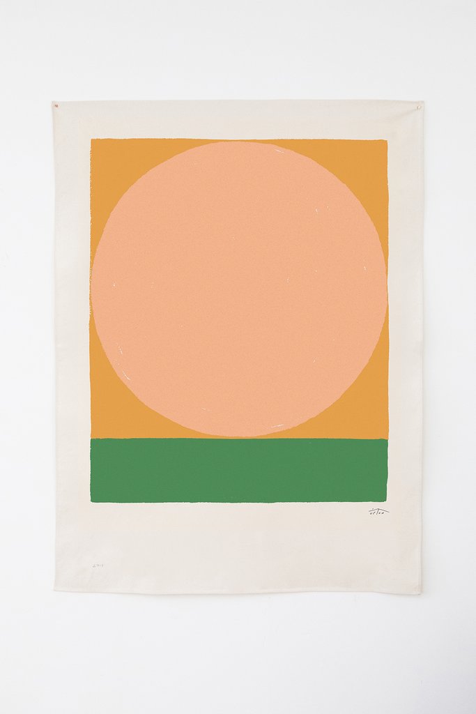 Upton :: Litha Canvas Print in Peach 36x48