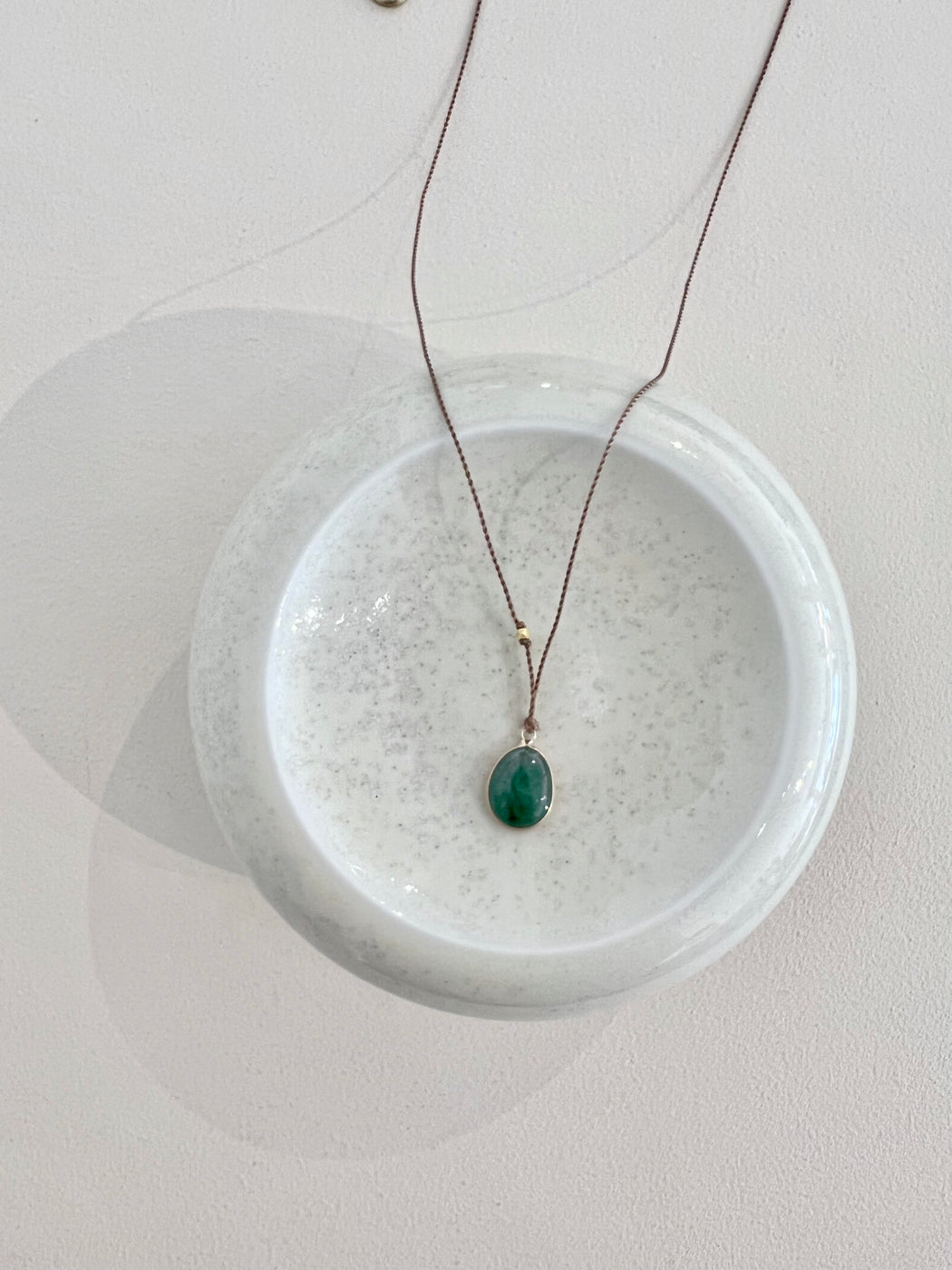 Margaret Solow :: Emerald 14kt Necklace