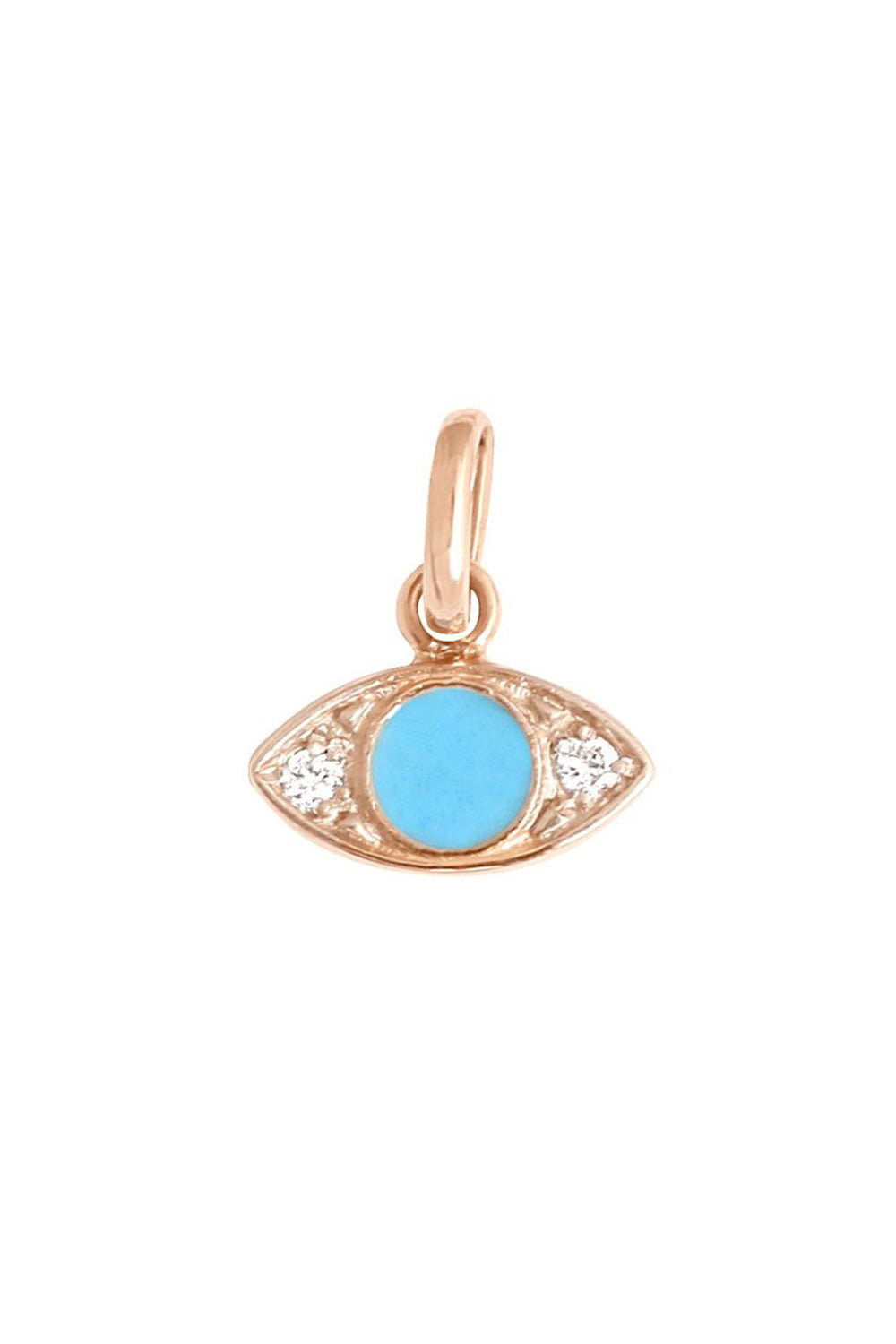 Gigi Clozeau :: Resin Eye Pendant w/ Diamonds