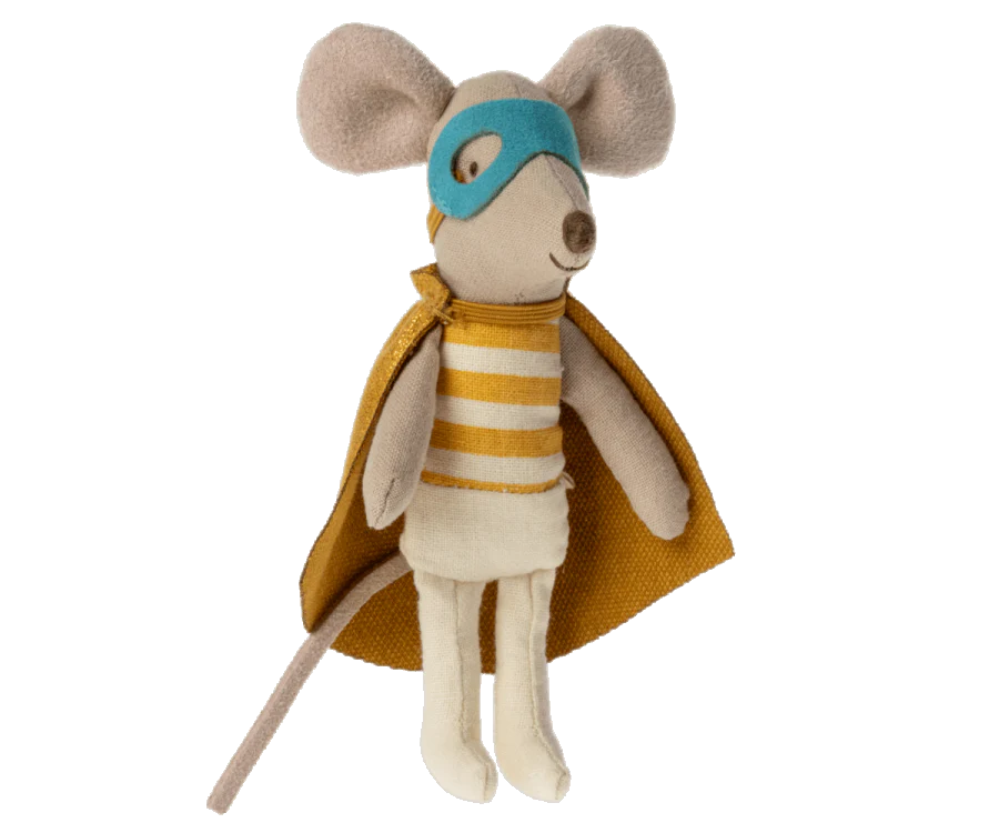 Maileg :: Super Hero Mouse in Matchbox