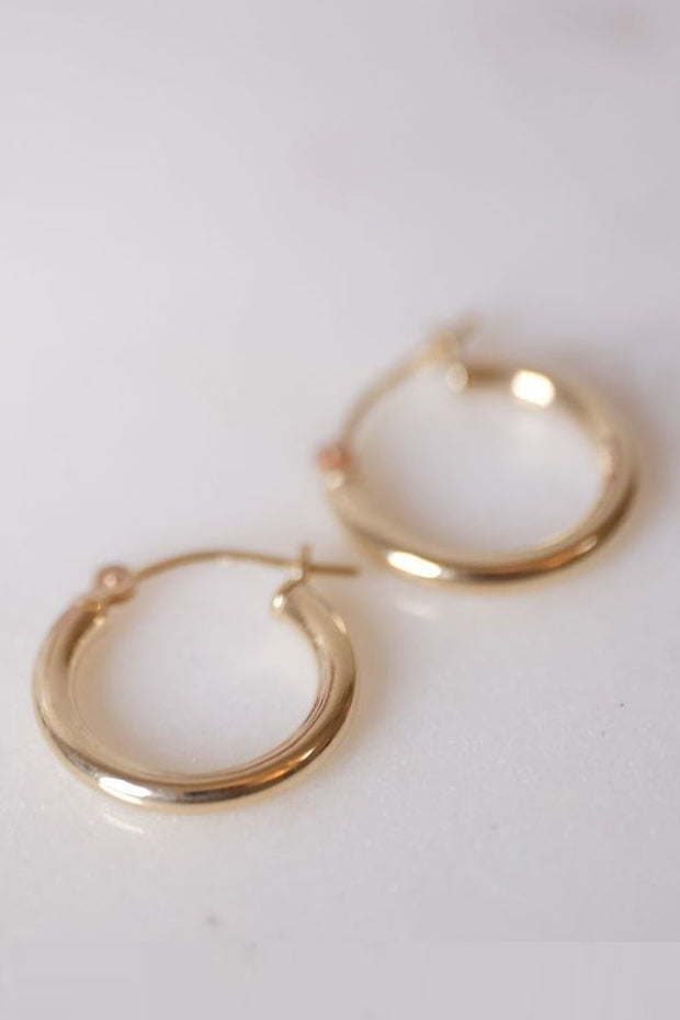 Gjenmi :: Medium NY Hoop 14K, PAIR