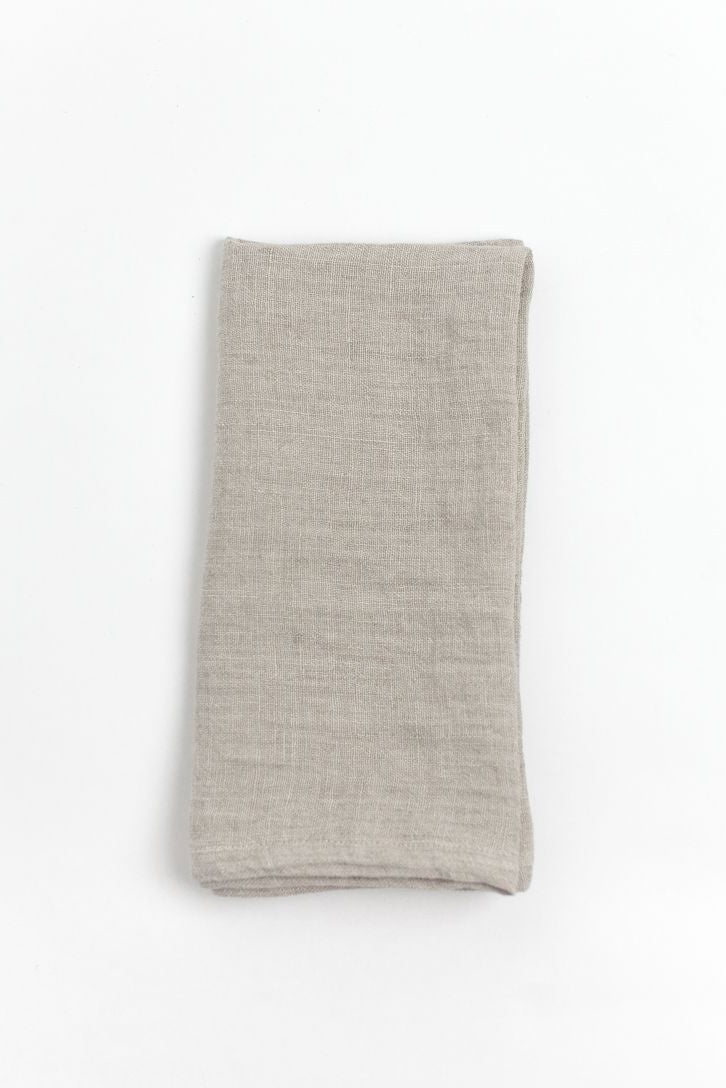 Creative Women :: Napkins, Set of 6, Stone Washed Linen - Hemmed, 5 Colors Available
